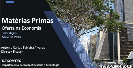 Fiesp lança a 39ª Edição do Relatório de Matérias-Primas