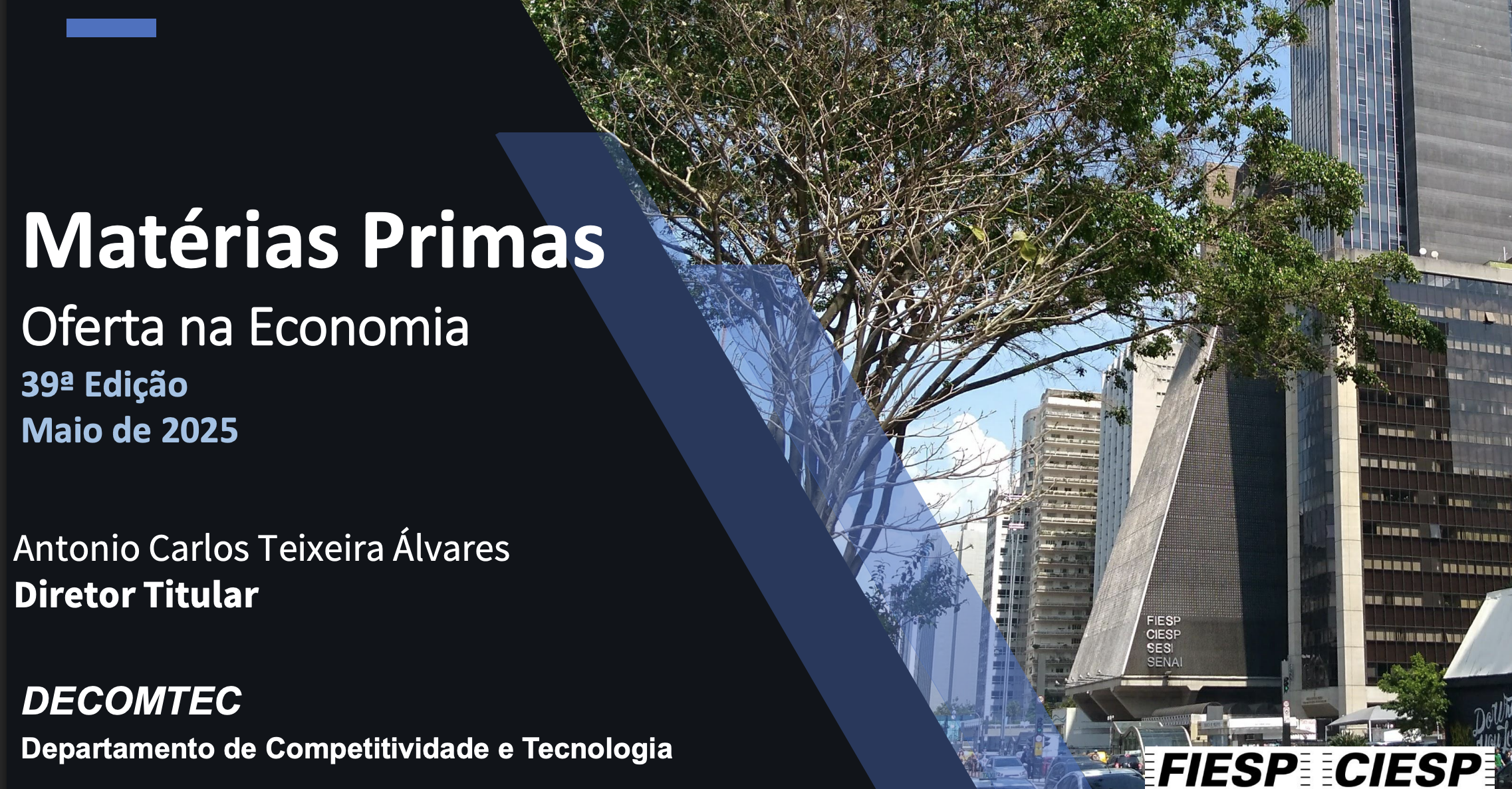 Fiesp lança a 39ª Edição do Relatório de Matérias-Primas