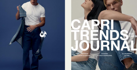 Capricórnio Têxtil lança nova linha de denim com foco em conforto e tendências internacionais