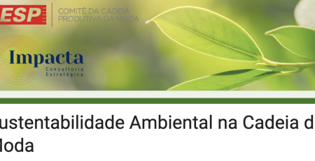 Sustentabilidade Ambiental na Cadeia da Moda